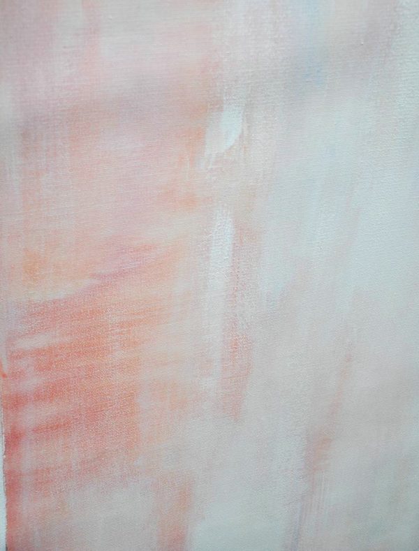 Large Abstract Art Handmade Painting,Vertical Vertical Abstract Art On Canvas,Modern Paintings On Canvas,Grey,Pink,White.etc - Image 2