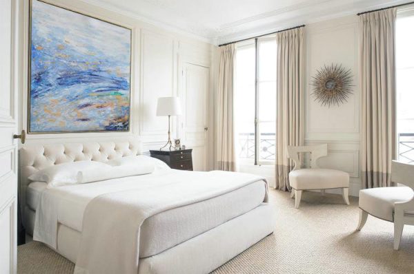Abstract Painting Extra Large Canvas Art,Abstract Landscape Oil Painting,Abstract Art Decor Large Canvas Painting,Blue,Grey,Red,Earthy Yellow ,White - Image 5