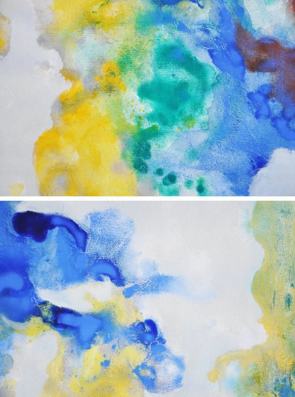 Large Abstract Art Handmade Painting,Oversized Contemporary Oil Painting,Huge Abstract Canvas Art,Gray,Yellow,Green,Blue.etc - Image 2