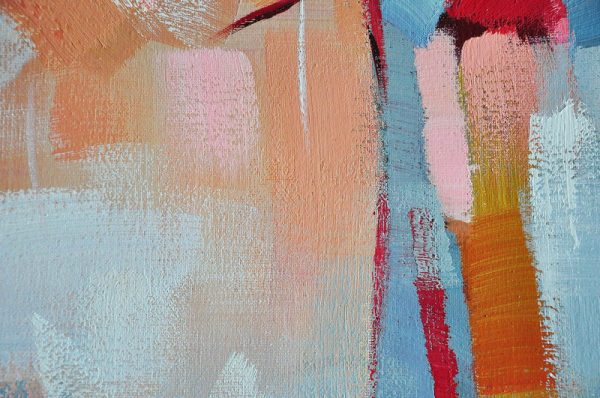 Original Artwork Extra Large Abstract Painting,Oversized Abstract Flower Painting,Large Abstract Wall Art,Pink,White,Gray.etc - Image 3