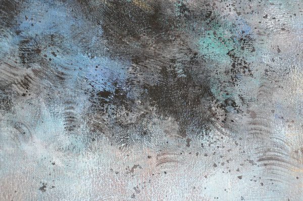 Original Abstract Painting Extra Large Canvas Art,Oversized Abstract Landscape Painting,Canvas Paintings For Sale,Gray,Blue,Black.etc - Image 2