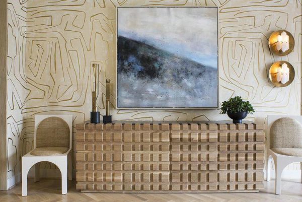 Original Abstract Painting Extra Large Canvas Art,Oversized Abstract Landscape Painting,Canvas Paintings For Sale,Gray,Blue,Black.etc - Image 8