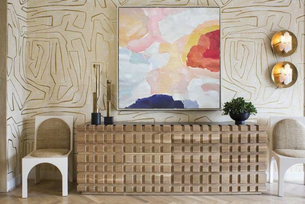 Handmade Painting Large Abstract Art,Oversized Abstract Art,Acrylic Painting Large Wall Art,Red,White,Pink,Blue.etc - Image 8
