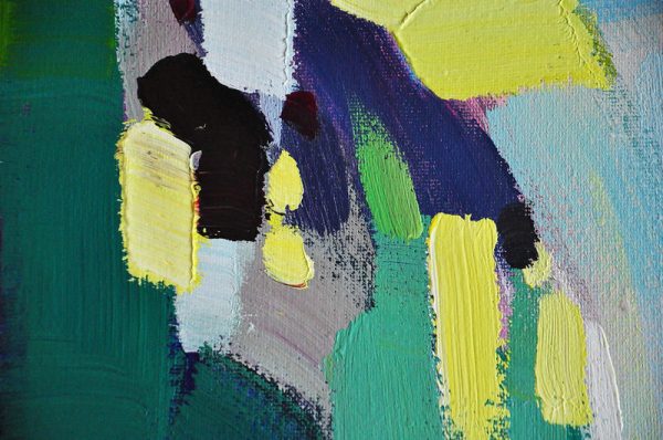 Extra Large Canvas Art,Oversized Abstract Art,Large Wall Art Canvas,White,Green,Black,Yellow.etc - Image 2