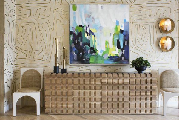 Extra Large Canvas Art,Oversized Abstract Art,Large Wall Art Canvas,White,Green,Black,Yellow.etc - Image 4