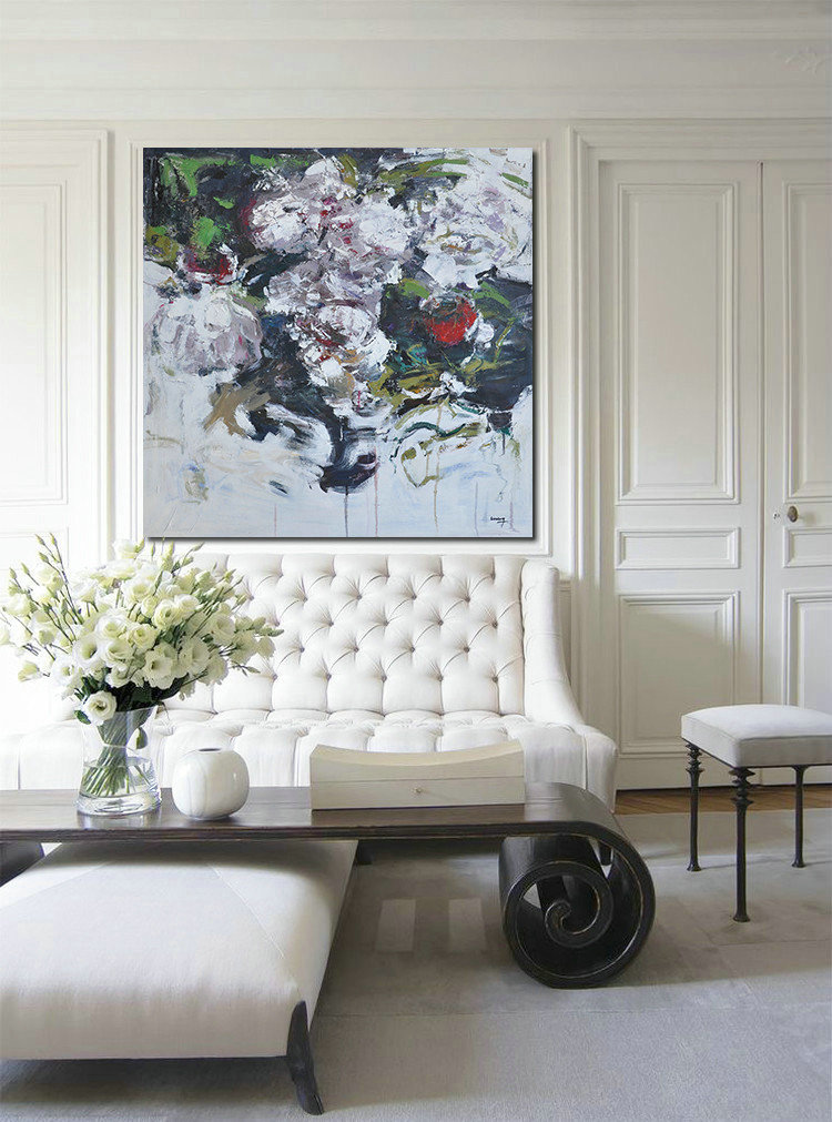 Hand Made Abstract Art,Abstract Landscape Painting,Handmade Acrylic Painting - Image 5