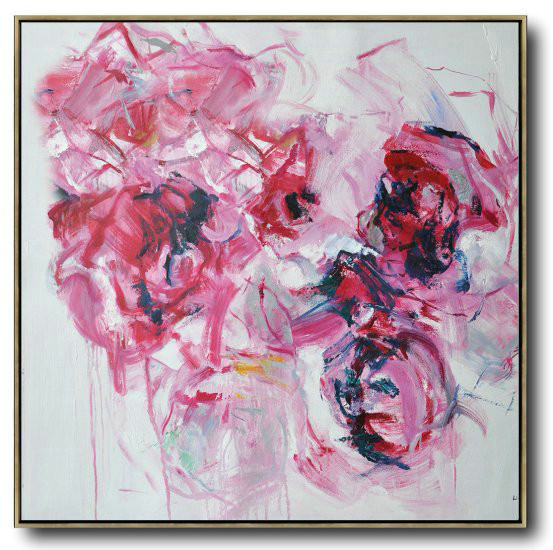 Large Contemporary Art Acrylic Painting,Horizontal Abstract Landscape Oil Painting On Canvas,Unique Canvas Art