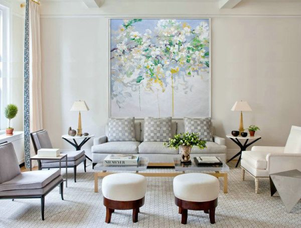 Extra Large Textured Painting On Canvas,Large Abstract Landscape Oil Painting On Canvas,Acrylic Painting Large Wall Art - Image 5