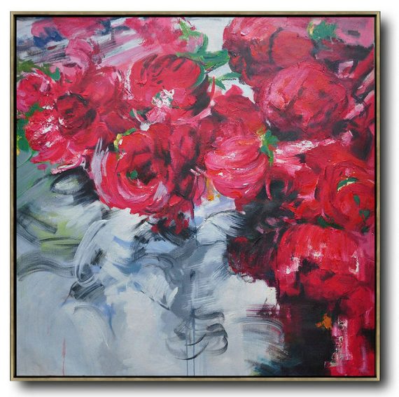 Original Abstract Painting Extra Large Canvas Art,Abstract Landscape Painting,Acrylic Painting On Canvas