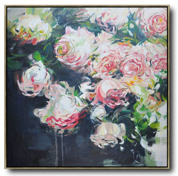 Extra Large Acrylic Painting On Canvas,Abstract Landscape Oil Painting,Original Art Acrylic Painting