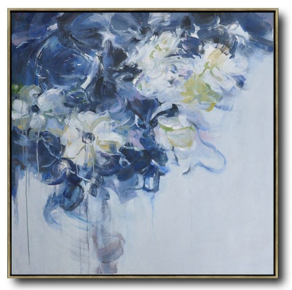 Extra Large 72 Acrylic Painting,Panoramic Abstract Landscape Painting,Extra Large Wall Art