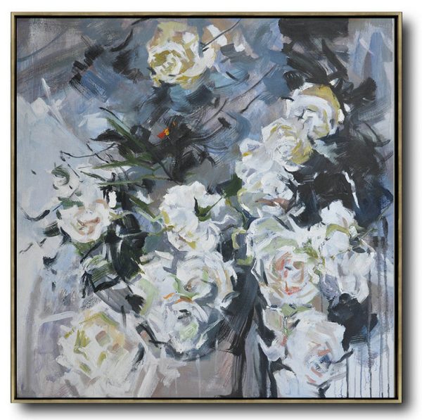 Extra Large Canvas Art,Abstract Landscape Oil Painting,Large Abstract Art Handmade Acrylic Painting