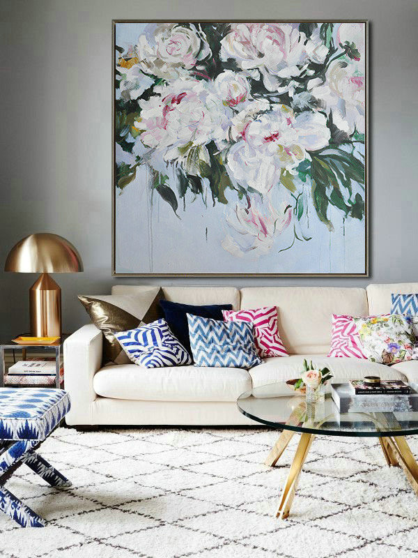 Extra Large Abstract Painting On Canvas,Panoramic Abstract Landscape Painting,Original Abstract Painting Canvas Art - Image 4