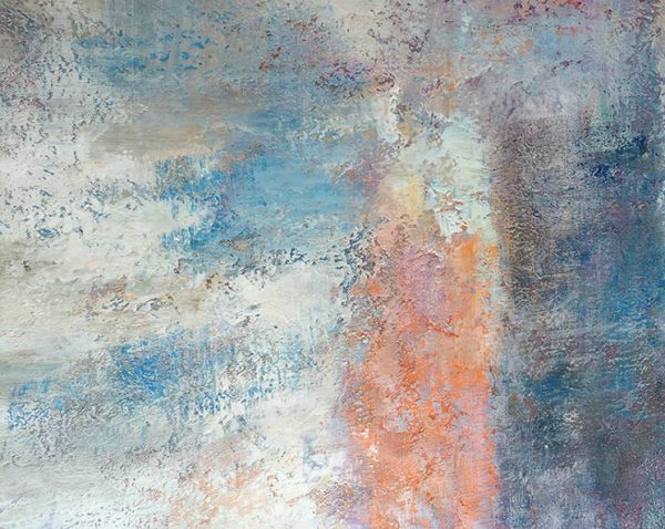 Hand Painted Extra Large Abstract Painting,Oversized Contemporary Art,Large Abstract Art Handmade Acrylic Painting,Orange,Grey,White,Blue.etc - Image 2