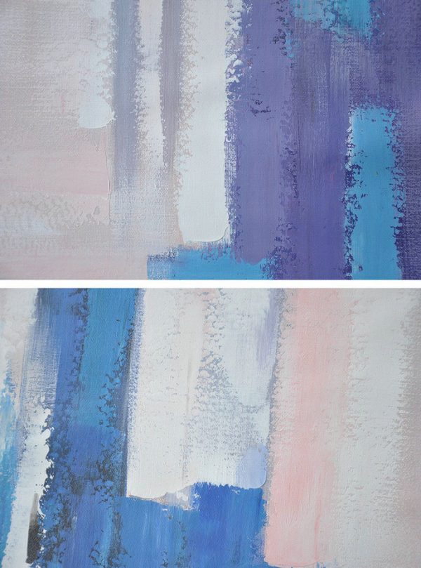 Handmade Extra Large Contemporary Painting,Oversized Contemporary Art,Oversized Custom Canvas Art,White,Pink,Violet Ash.etc - Image 2