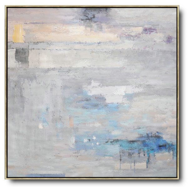 Original Painting Hand Made Large Abstract Art,Oversized Contemporary Art,Original Modern Art,Large Wall Art Handmade,Grey,Blue,White.etc