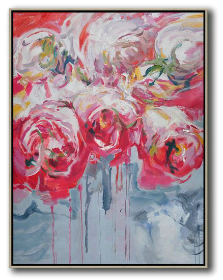Extra Large Abstract Painting On Canvas,Panoramic Abstract Landscape Painting,Wall Art Painting