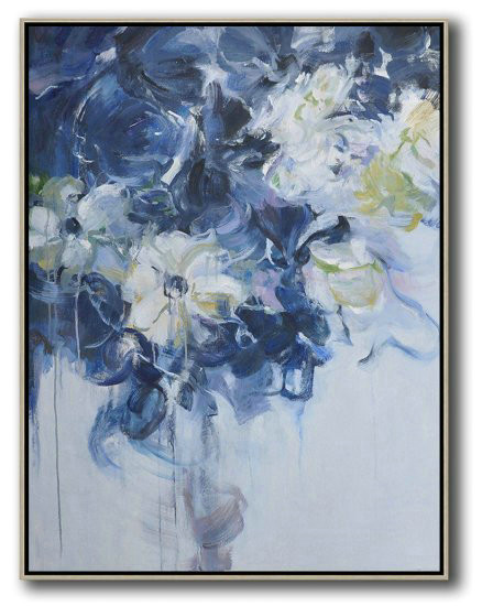 Handmade Extra Large Contemporary Painting,Panoramic Abstract Landscape Painting,Huge Abstract Canvas Art