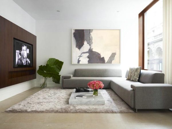 Large Abstract Painting Canvas Art,Oversized Horizontal Contemporary Art,Extra Large Artwork,Light Yellow,Black,Grey,White.etc - Image 3