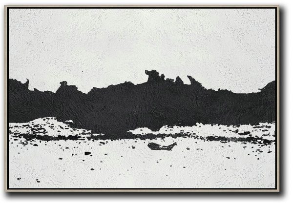 Huge Abstract Canvas Art,Oversized Horizontal Minimal Art On Canvas - Abstract Art On Canvas, Modern Art