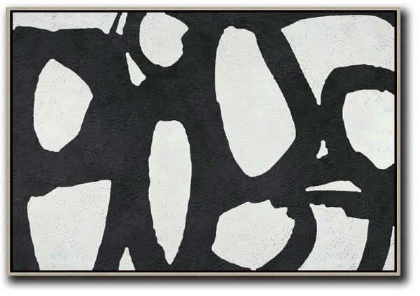 Modern Art Abstract Painting,Oversized Horizontal Minimal Art On Canvas - Hand Painted Aclylic Painting On Canvas