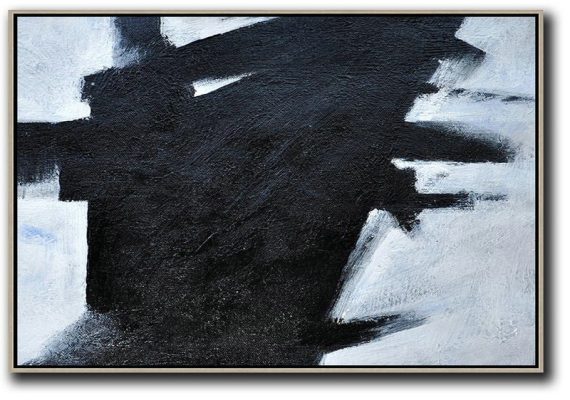 Living Room Canvas Art,Oversized Horizontal Minimal Art On Canvas - Large Paintings For Living Room