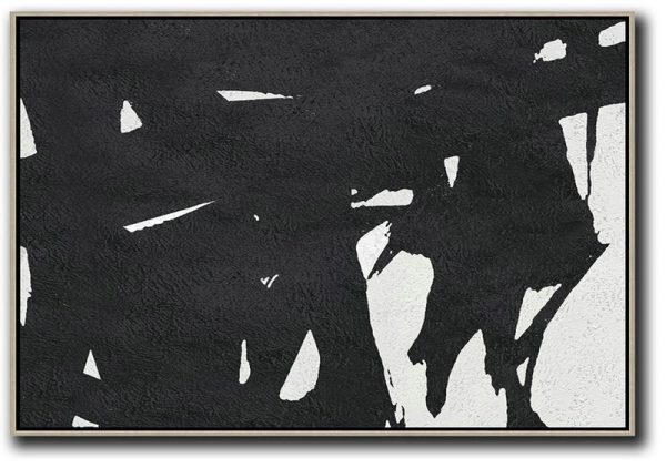 Abstract Art On Canvas, Modern Art,Oversized Horizontal Minimal Art On Canvas - Oversized Custom Canvas Art