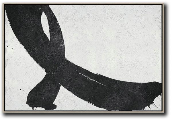 Huge Canvas Art On Canvas,Oversized Horizontal Minimal Art On Canvas - Canvas Paintings For Sale