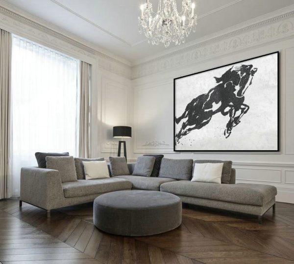 Canvas Artwork For Living Room,Oversized Horizontal Minimal Art On Canvas - Home Decor Canvas - Image 5