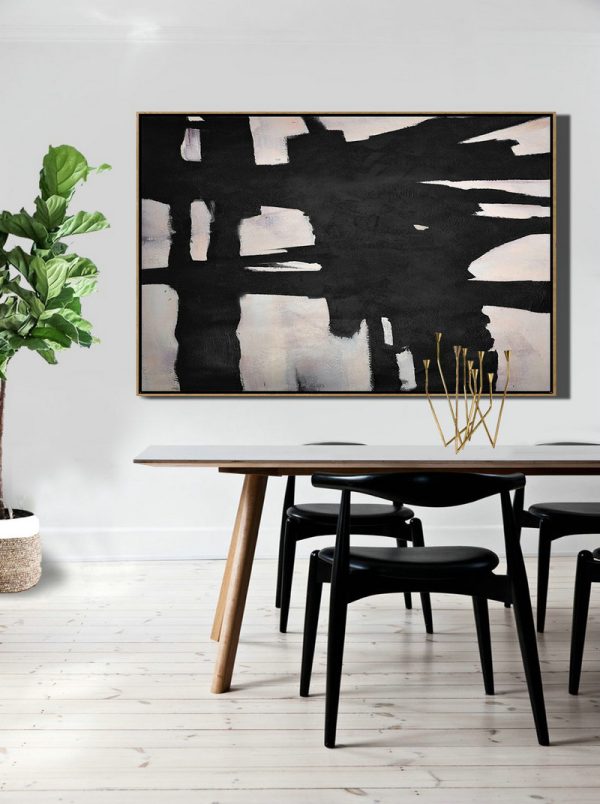Original Abstract Painting Extra Large Canvas Art,Hand-Painted Oversized Horizontal Minimal Art On Canvas - Original Abstract Art Paintings - Image 5