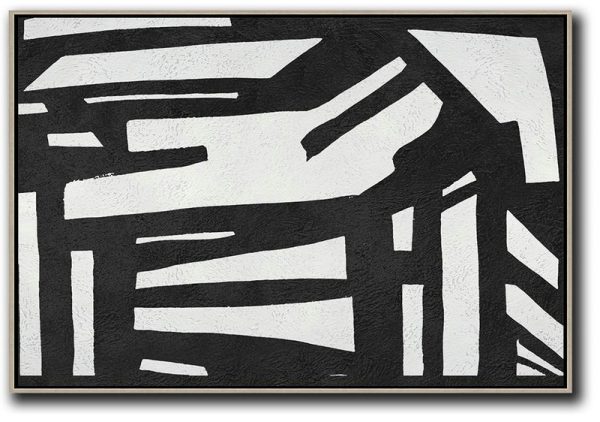 Living Room Canvas Art,Oversized Horizontal Minimal Art On Canvas - Big Wall Art For Living Room