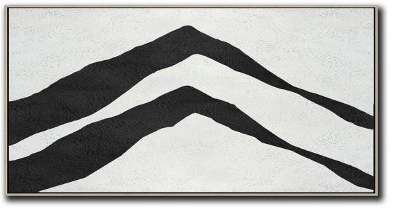 Original Art Acrylic Painting,Oversized Horizontal Minimal Art On Canvas - Large Wall Art Canvas