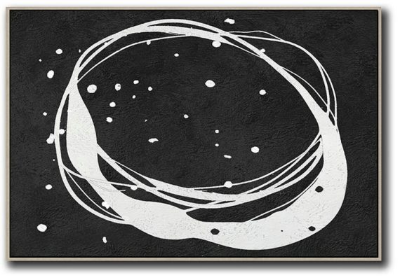 Huge Abstract Canvas Art,Oversized Horizontal Minimal Art On Canvas - Acrylic Painting On Canvas