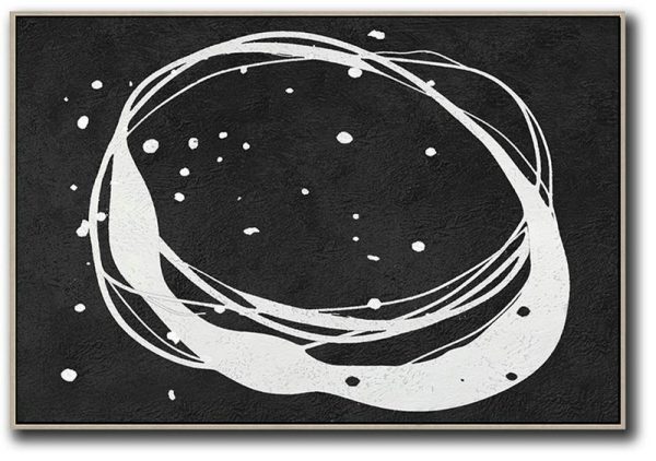 Huge Abstract Canvas Art,Oversized Horizontal Minimal Art On Canvas - Acrylic Painting On Canvas