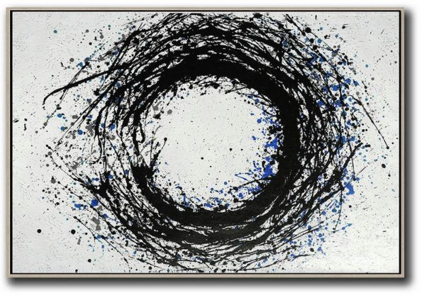Modern Wall Decor,Oversized Horizontal Minimal Art On Canvas - Large Wall Art Canvas