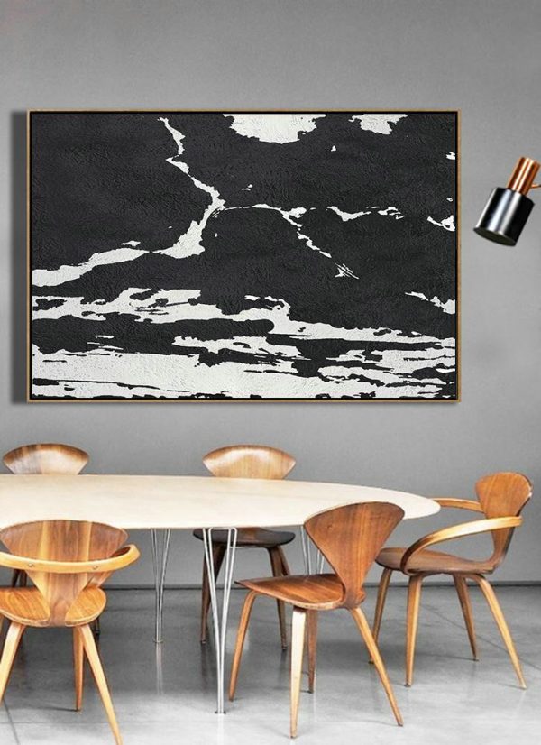 Living Room Wall Art,Oversized Horizontal Minimal Art On Canvas - Large Canvas Art - Image 5
