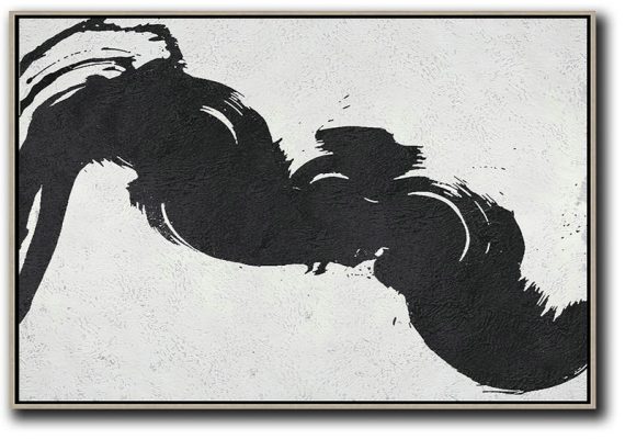 Giant Canvas Wall Art,Oversized Horizontal Minimal Art On Canvas - Contemporary Art Canvas Painting