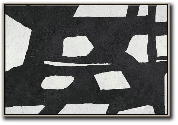 Living Room Canvas Art,Oversized Horizontal Minimal Art On Canvas - Oversized Canvas Art