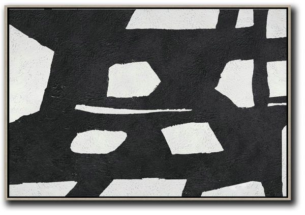 Living Room Canvas Art,Oversized Horizontal Minimal Art On Canvas - Oversized Canvas Art