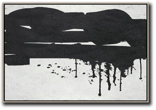 Home Canvas Wall Art,Oversized Horizontal Minimal Art On Canvas - Canvas Wall Art