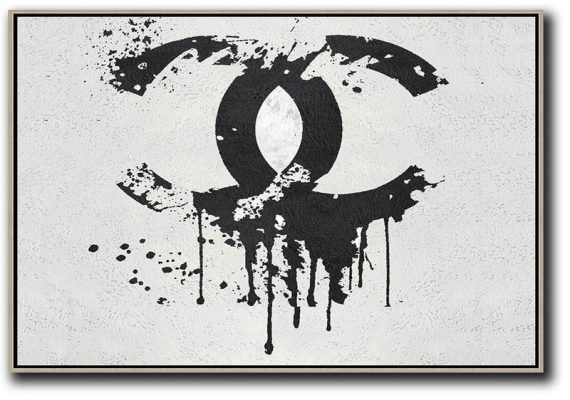 Giant Wall Decor,Oversized Horizontal Minimal Art On Canvas - Wall Art Ideas For Living Room
