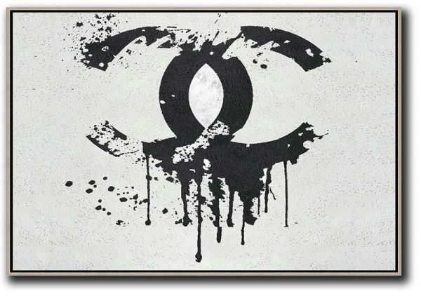 Giant Wall Decor,Oversized Horizontal Minimal Art On Canvas - Wall Art Ideas For Living Room