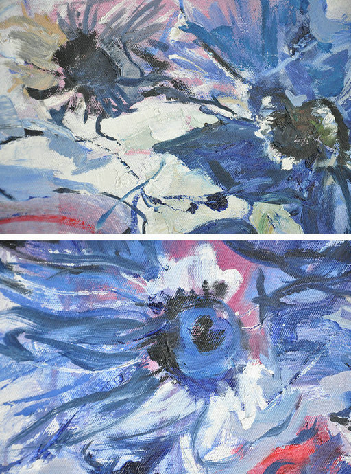 Extra Large Acrylic Painting On Canvas,Horizontal Abstract Landscape Oil Painting On Canvas,Modern Paintings - Image 3