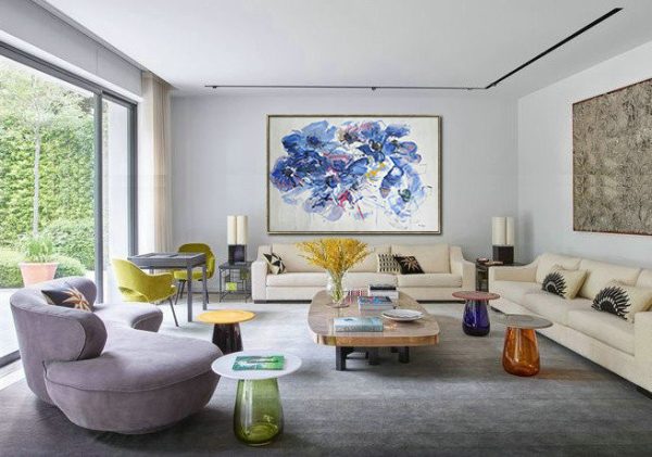 Extra Large Acrylic Painting On Canvas,Horizontal Abstract Landscape Oil Painting On Canvas,Modern Paintings - Image 7