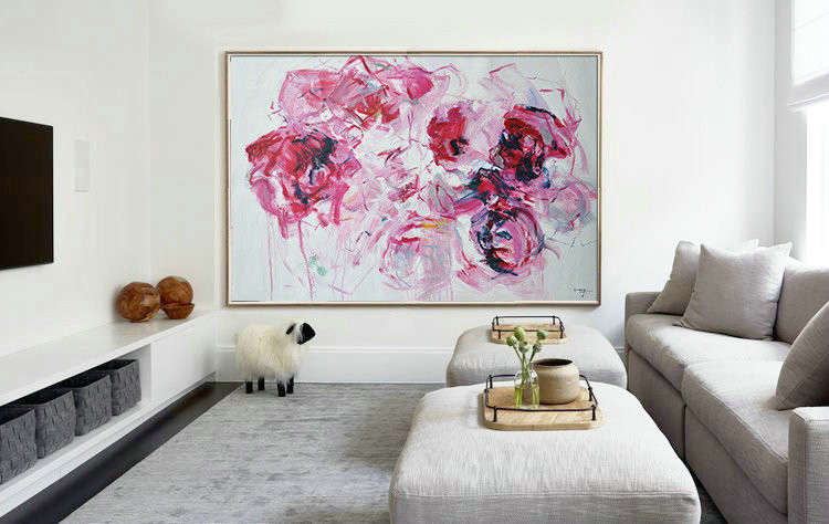 Handmade Painting Large Abstract Art,Abstract Landscape Oil Painting,Modern Canvas Art - Image 8