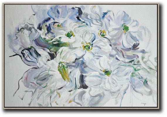 Handmade Large Contemporary Art,Abstract Landscape Painting,Oversized Canvas Art