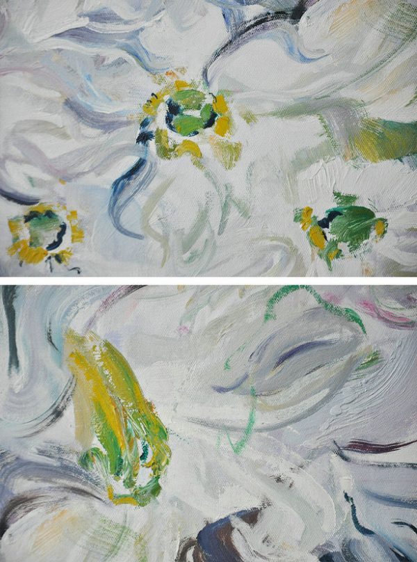 Handmade Large Contemporary Art,Abstract Landscape Painting,Oversized Canvas Art - Image 3
