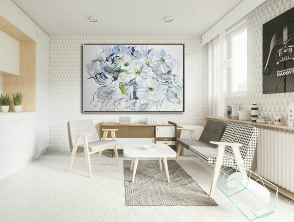 Handmade Large Contemporary Art,Abstract Landscape Painting,Oversized Canvas Art - Image 8