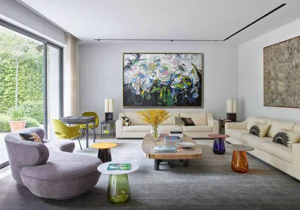 Original Painting Hand Made Large Abstract Art,Horizontal Abstract Landscape Oil Painting On Canvas,Abstract Oil Painting - Image 7