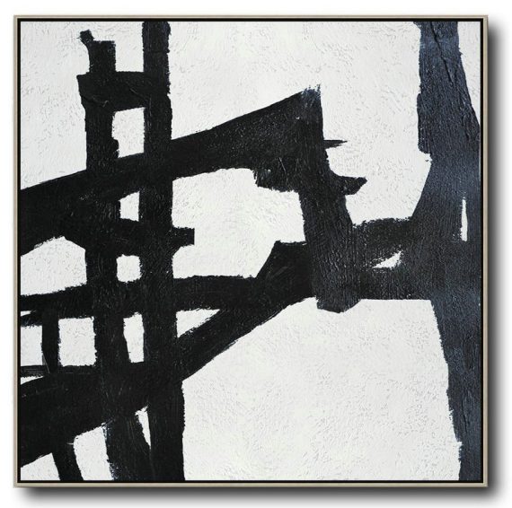 Large Contemporary Art Acrylic Painting,Oversized Minimal Painting On Canvas - Original Abstract Art Paintings